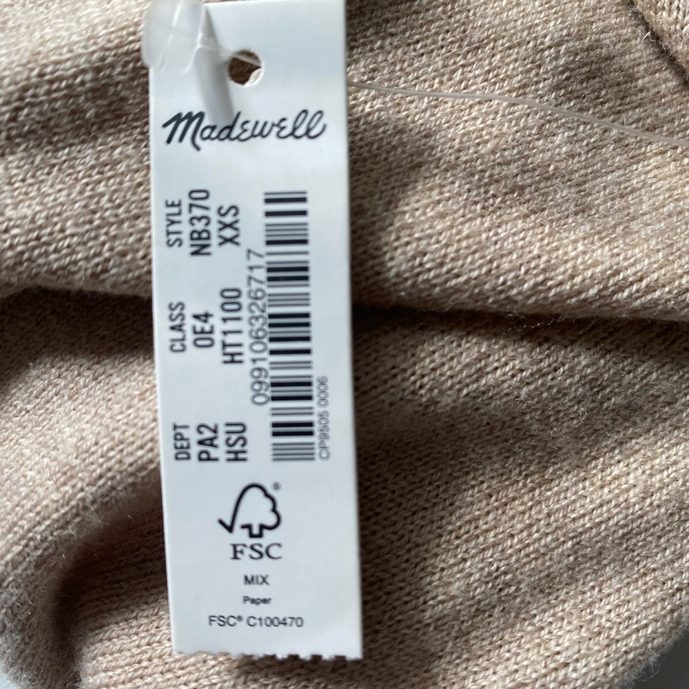 Madewell Brookhaven Turtleneck Sweater size XXS - Picture 8 of 8